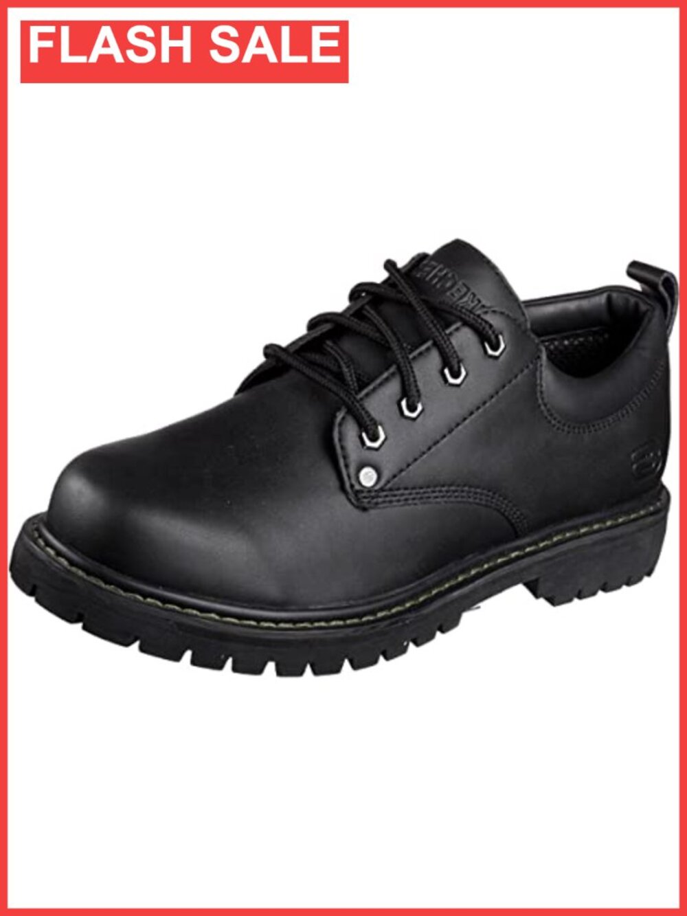 Men's Leather Oxford Dress Shoes with Memory Foam Insole and Rubber Outsole